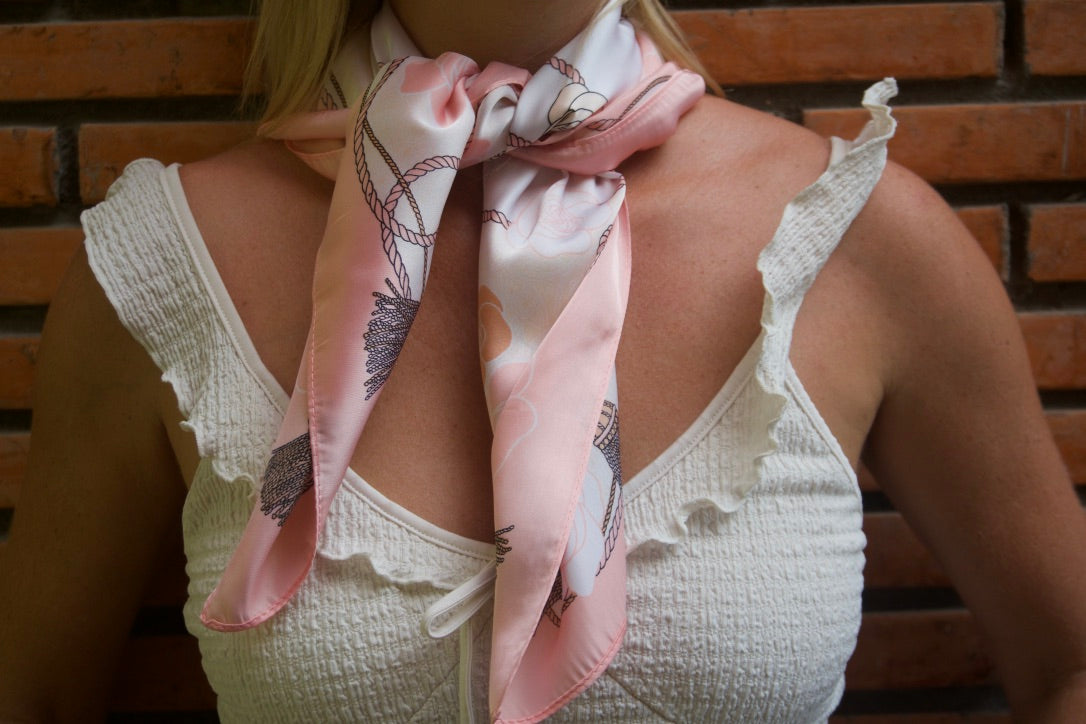 Geneva - Pink, White, Rope - Short