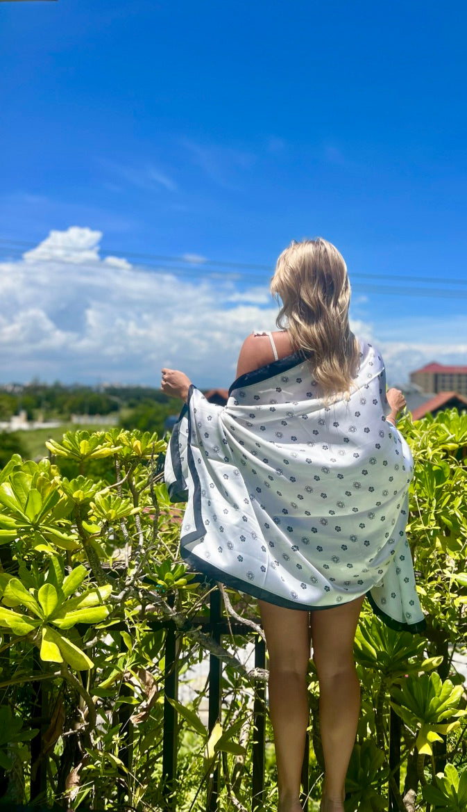 Rome- Black Pocca Dot - Long